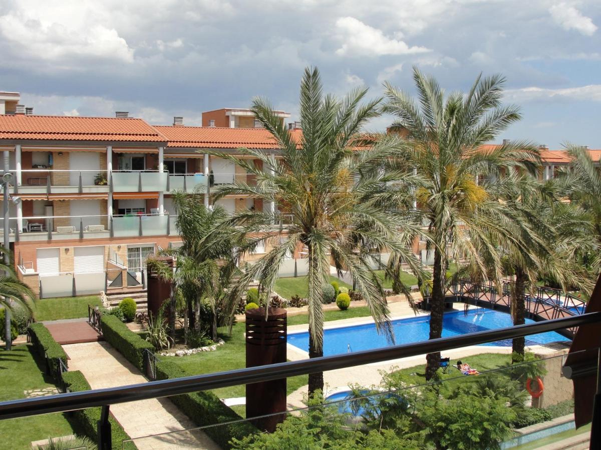 Acogedor Apartamento Con Piscina En Vilafortuny, Cambrils Buitenkant foto